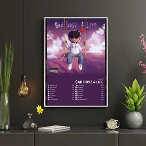Junior H Sad Boyz 4 Life Album Cover Home Wall Art Poster - POSTER NO FRAME