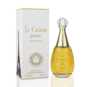 META-BOSEM Je t'aime Paris, Perfume for Women Eau de Parfum Natural Spray Girl's Fragrance - Fresh Feminine Scent - Holiday Gift - for All Day Use - a Classic Bottle, 3.4 Fluid Ounce/100Ml