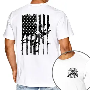 A Nation Under God 2nd Amendment Patriotic USA T-Shirt - Men's Basic Crew Neck T-Shirt, Father's Day, Christmas, Birthday Gift for Men, 100% Cotton, Unisex Comfortable Casual