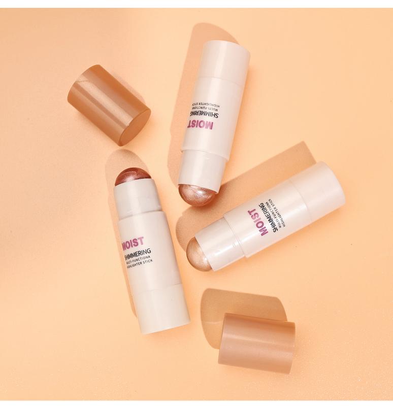 Radiant Glow Highlighting Stick - Moisturizing & Luminous Cream-Based Contouring Stick for Flawless Finish - Portable & Easy Application for Everyday Use