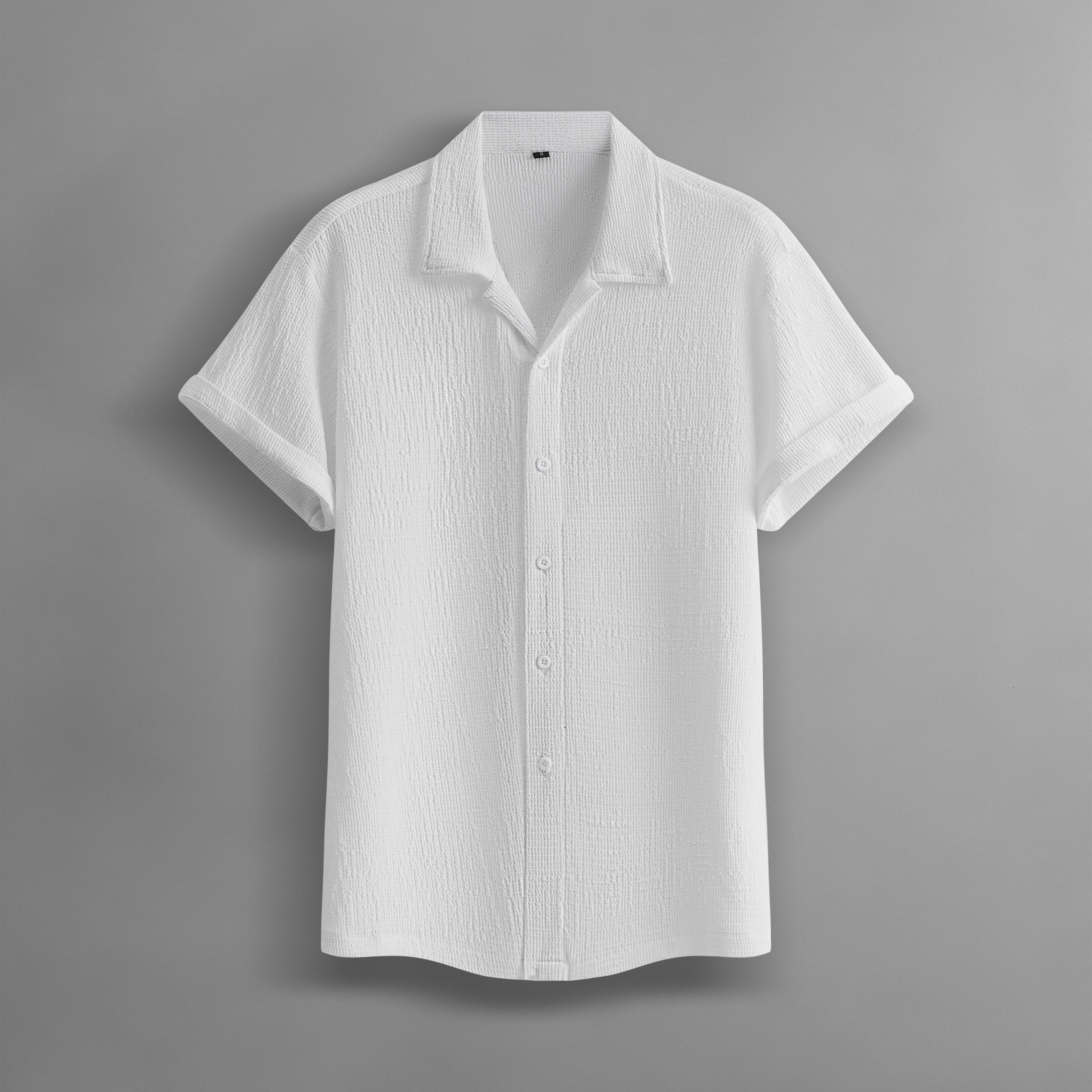 Men’s Summer Lightweight Breathable Solid Color Short-Sleeve Dress Shirts with Turn-Down Collar for Commuting, 4-Pack Men’s Summer Lightweight Breathable Solid Color Short-Sleeve Dress Shirts with Turn-Down Collar for Commuting, 4-Pack