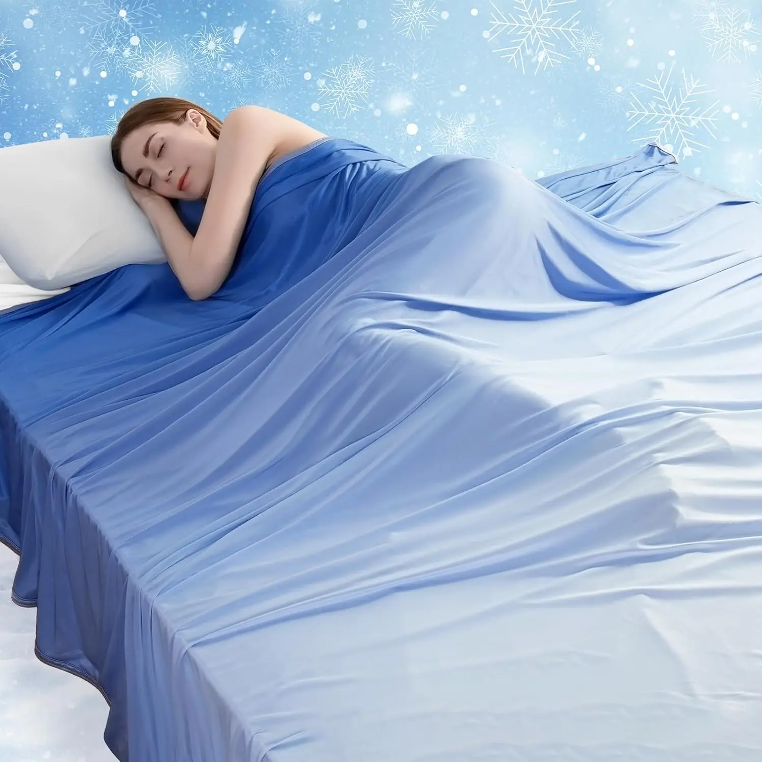 Elegear Lightweight Cooling Blanket for Hot Sleepers - Double-Sided Cool Arc-Chill 3.0 Summer Blanket for Bed, Travel, Adults & Kids, Hot Sleepers Blanket