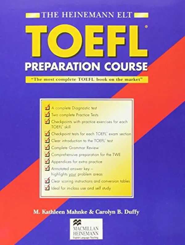 USED-TOEFL PREP. COURSE Book +Key by Carolyn Duffy (Paperback)