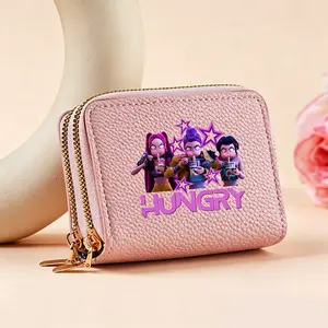 2026 Kpop Girls' multi-card slot coin purse is made of high-quality PU material, stylish and versatile, suitable for various occasions such as school, campus events, work, and travel.