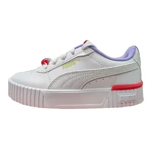 Little Kid's Puma Carina 2.0 Pearls Puma White-Cool Cucumber (398478 01)