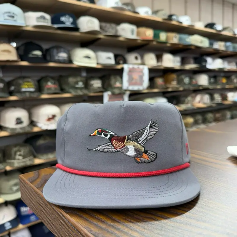 Wood Duck Rope Hat - Charcoal