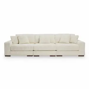 Lindyn 3-Piece Modular Modern Sofa - Ivory