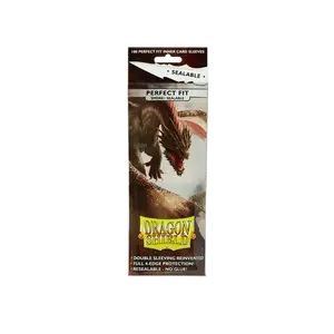 Dragon Shield Standard Sealable Perfect Fit Sleeves: Smoke (100)