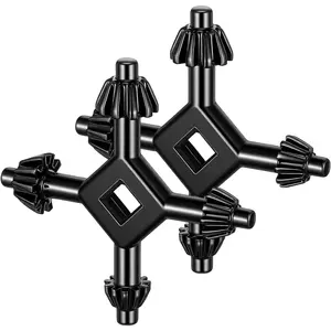 2Pack Drill Press Chuck 4 in 1 Drill Chuck Key 1/4" 3/8" 1/2" 5/8" Sizes Universal Chucks Key, Compatible with Most Drills Press & Power Tool Chucks