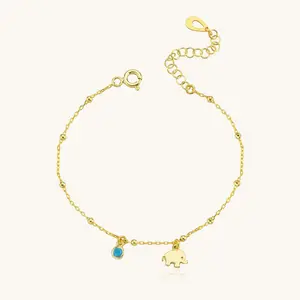 Dainty Minimalist Elephant Bracelet