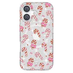 Velvet Caviar Peppermint Princess iPhone Case - Cute & Trendy Holiday Special Phone Cases for iPhone with Shockproof Protection