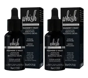 Whish Founders Vault 1.7oz Bakuchiol Boosting Drops Duo