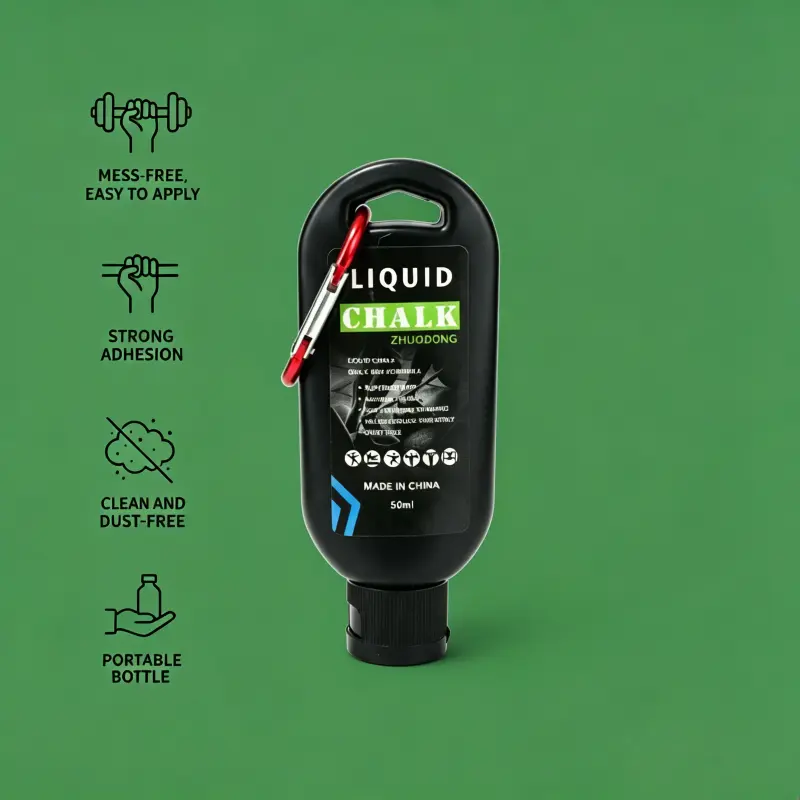 Long Lasting Liquid Chalk for Gym Fitness, Tennis, Pole Dance and Climbing, Fast Drying Non Slip Grip