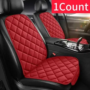 Stylish Checkered Car Seat Cushions, Soft & Cozy Plush Fabric, Universal Fit for Multiple Vehicle Types, Ideal for Daily Use, Car Accessories