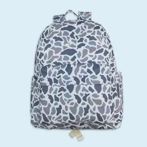 Grey camouflage baby kids backpack Grey camouflage baby kids backpack