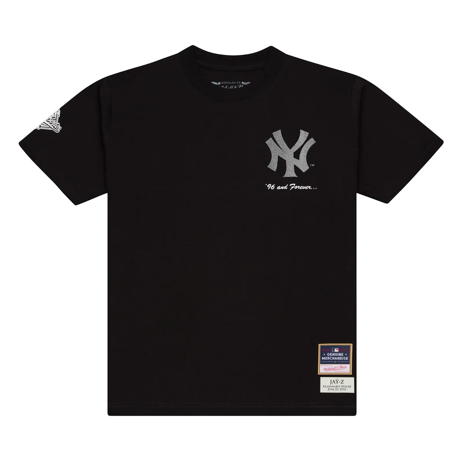 Jay-Z Reasonable Doubt x New York Yankees Black T-Shirt