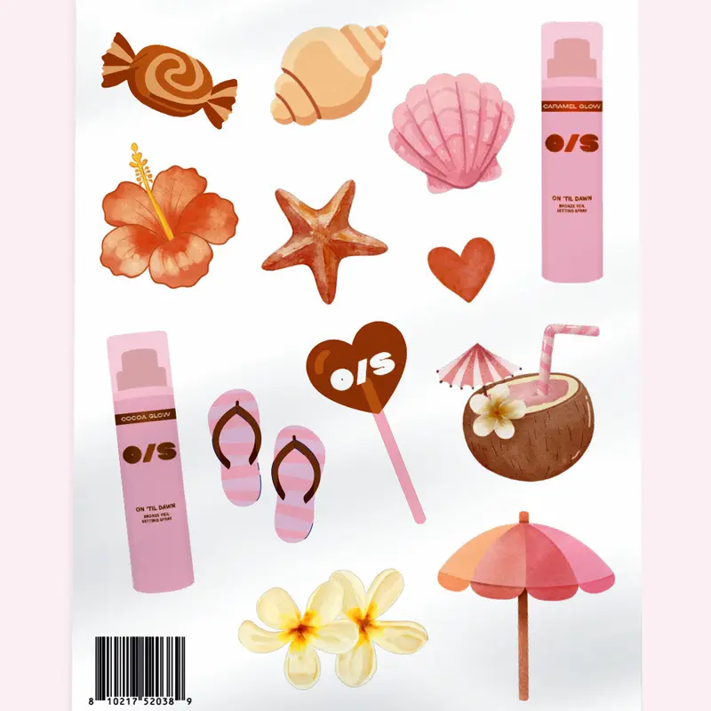 Glow Getaway Sticker Collection