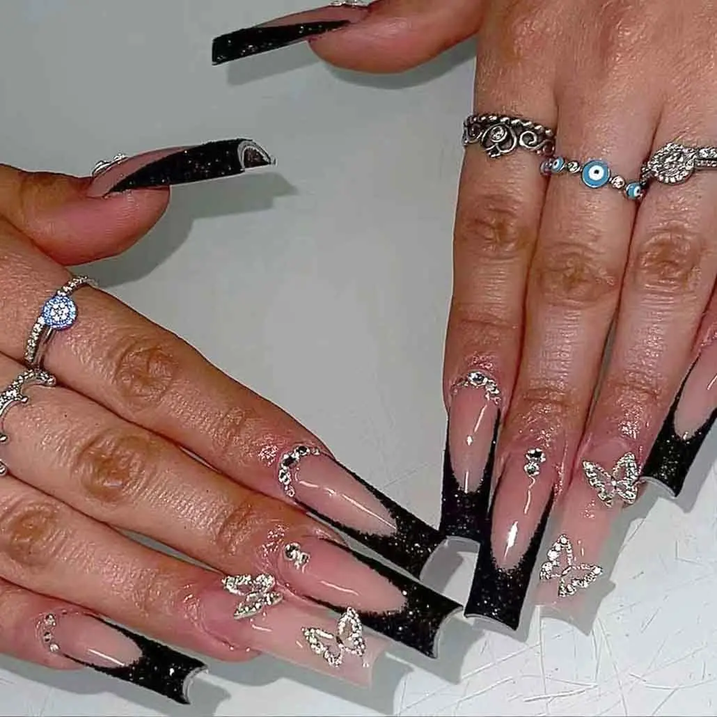 24pcs Glossy Kit-Almond & Long Press-On Nails | Multiple Designs |