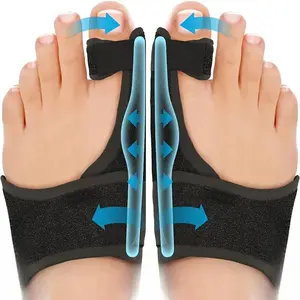 Bunion Corrector (2pcs), Orthopedic Bunion Splint, Big Toe Separator Pain Relief, Non-Surgical Hallux Valgus Correction, Hammer Toe Straightener, Day Night Support