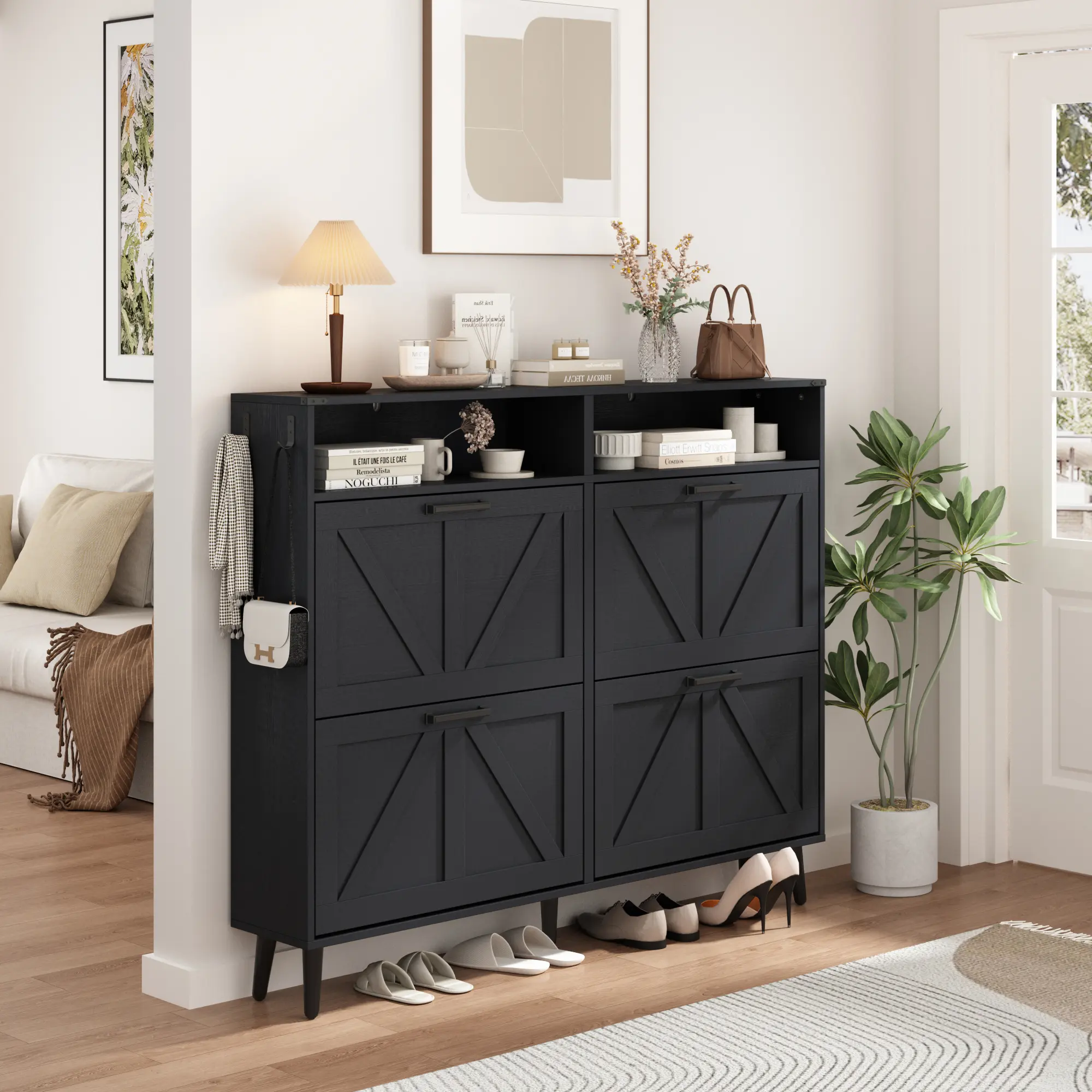 4-Drawers,Black