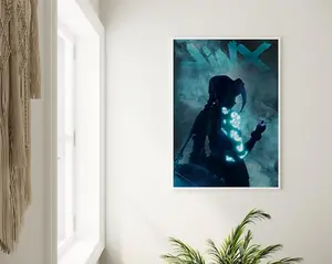 Arcane Jinx Wall Art, Arcane Series, League of Legends Poster, Arcane Jinx Poster, Arcane Video Game Poster, Arcane LOL Poster - No Frame