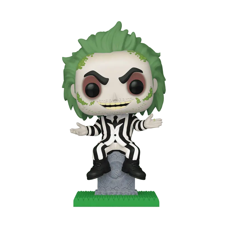 Funko Pop! Plus: Beetlejuice on Tombstone (Glow) EE Exclusive Vinyl Figure #1757