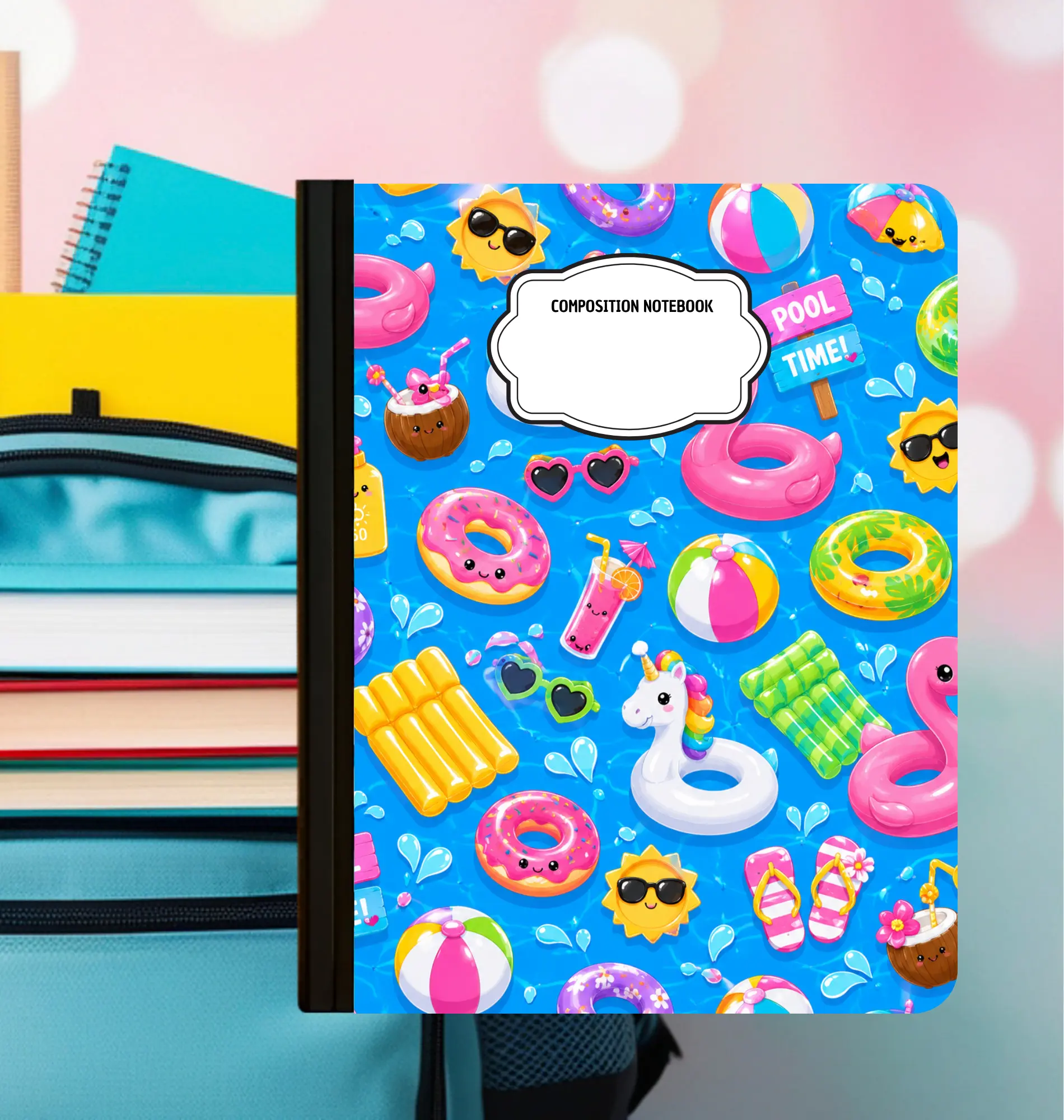 Composition Book - Pool Time