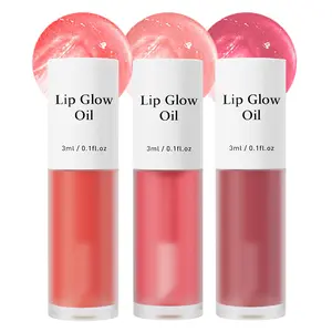 Natural Apple Hydrating Lip Glow Oil - Non-Sticky Nourishing Formula, Transfer-Proof Plumping for Dry Chapped Lips, Natural Glass Shine for Daily Office Dates & Brunch Outings