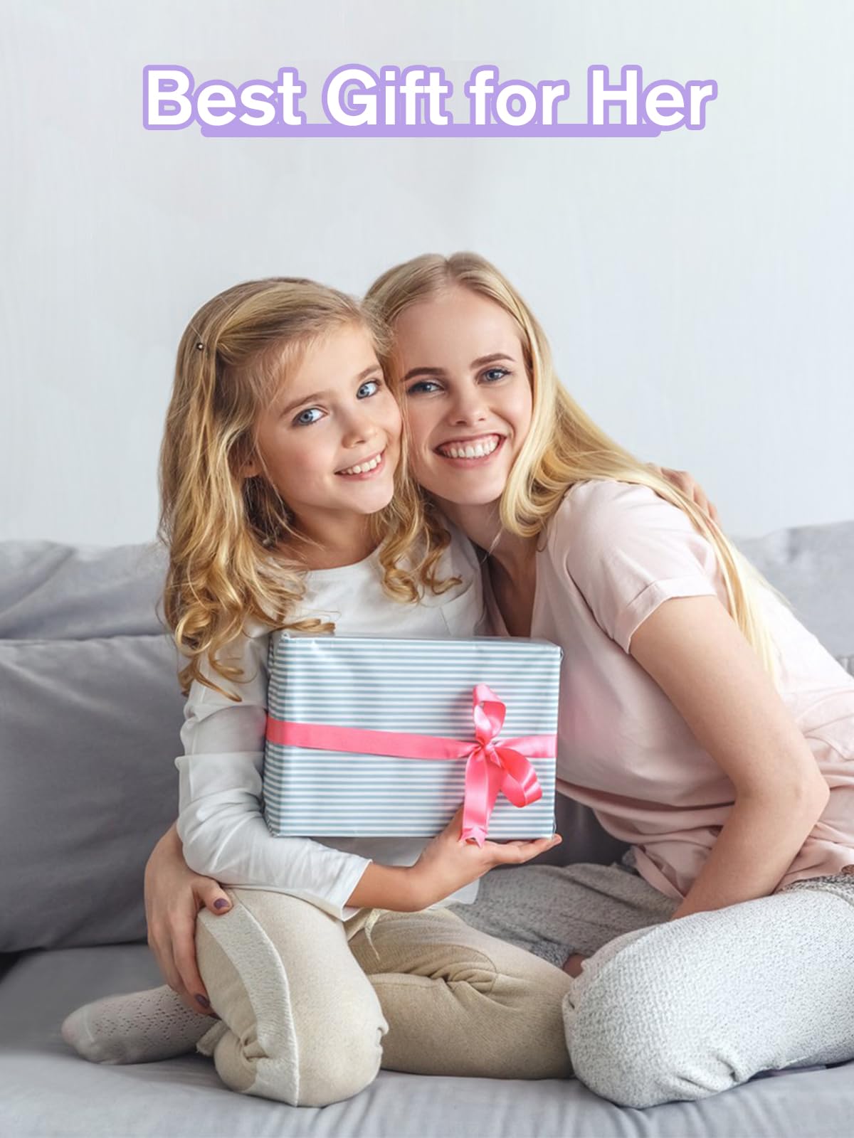 130 Pieces Press on Nails for Kids, EBANKU 5 Pack Kid Fake Nail Kit Old Cute Clouds Flower Heart Star Press on Nails for Girls 8-12 Years with Jelly Nail Adhesives & Nail Builder Glue