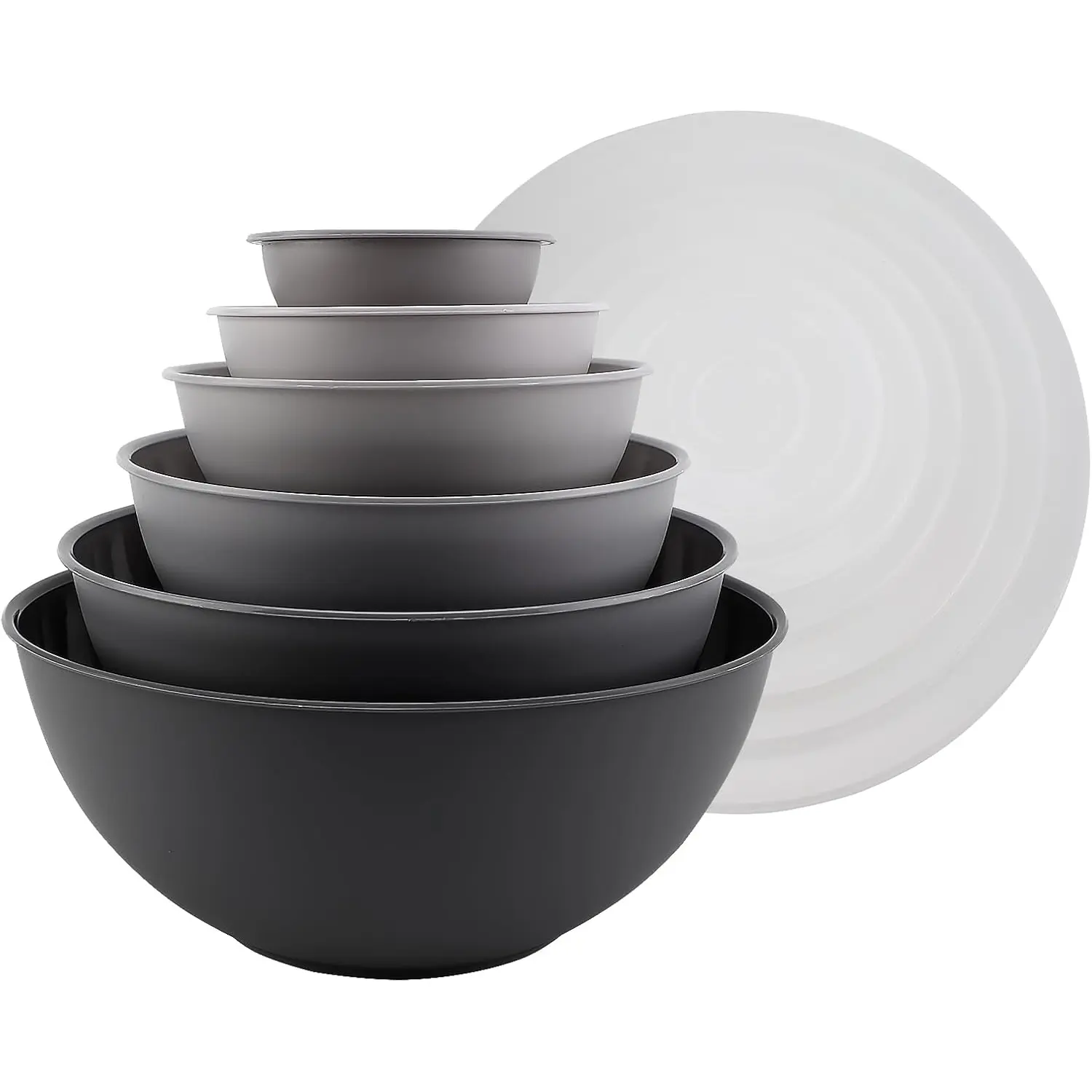 Grey Ombre Clear Lids