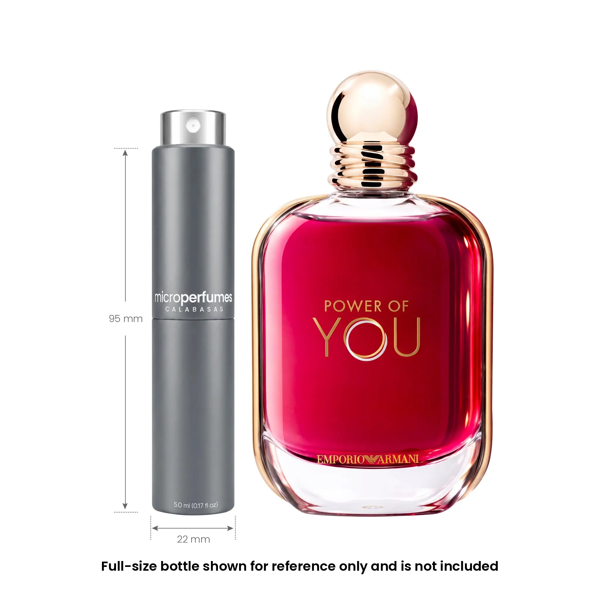 Power of You EDP by Giorgio Armani for Women - 5 mL Travel Spray - Independently Rebottled by MicroPerfumes