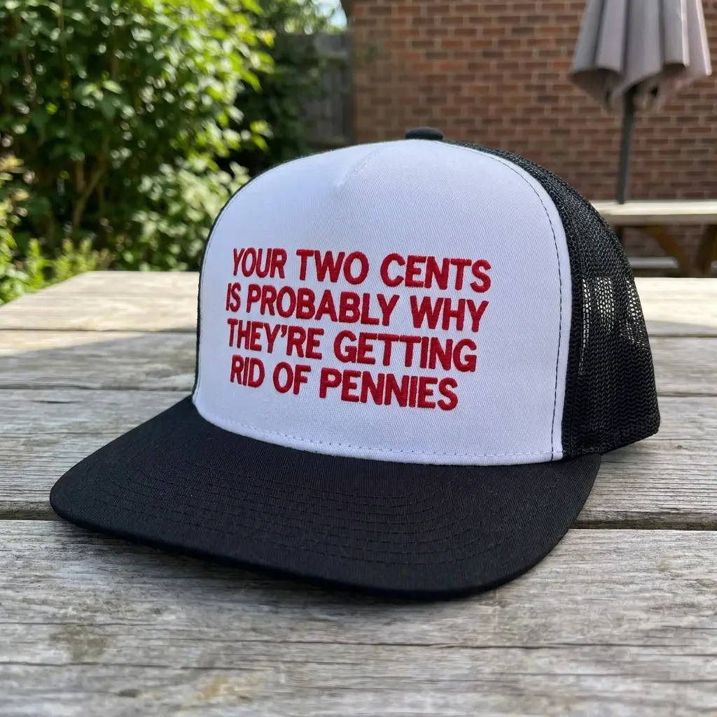 Funny Sarcastic Quote Hat, Your Two Cents Embroidered Cap - TikTok Viral USA Summer Outdoor Accessory, Witty Baseball Hat, Gift for Sarcastic Friend, Dad Hat for Daily Wear, Sassy Hat, Casual Fashion Gift Idea