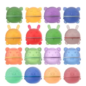 12 Pack Reusable Silicone Water Balloons , Fast Refill Self-Sealing Water Bombs with Mesh Bag, Summer Outdoor Pool Party Toys for Kids & Adults