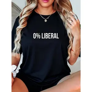 100% Cotton 0% Liberal Zero Percent Liberal t-shirt T-Shirt