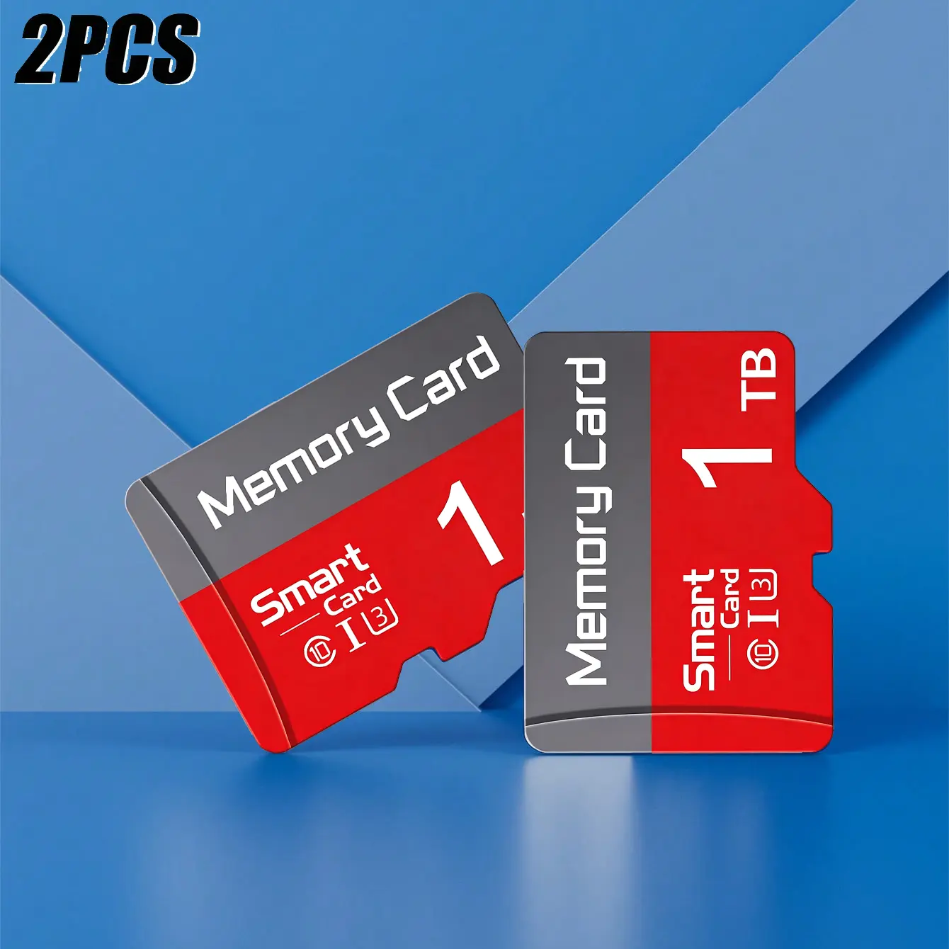 2 Complete Sets Micro TF SD Cards for Mobile Phones, 1TB SD Memory Card for Car Audio, Durable SD Card for Surveillance Cameras, Micro SD Card & Microsdxc Card for dash cams and PC files