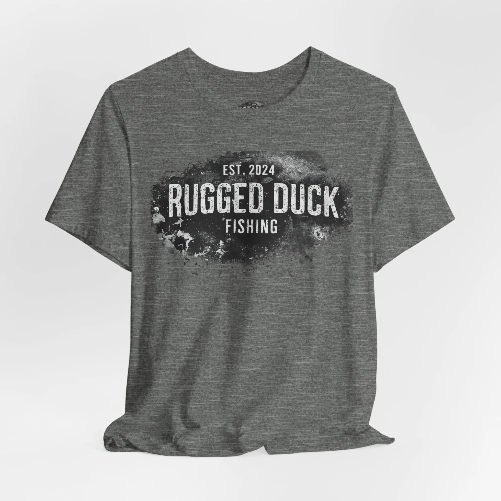 Rugged Duck Fishing logo Tee | Vintage Fishing Graphic Shirt