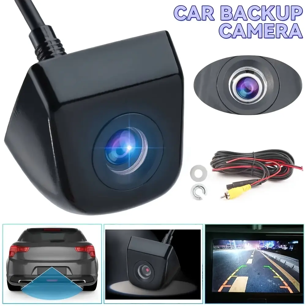 High-Definition CCD Rearview Camera with Metal Casing, Night Vision, And a Wide-Angle Lens for Reversing And Parking Assistance, Without Battery