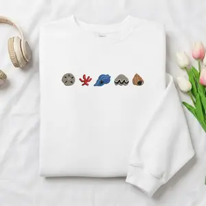 [MADE IN US] Island Collector Beach Edition Embroidered Crewneck Sweatshirt