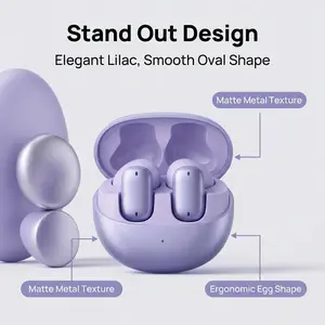 Fluffdrip YXG-13 "Space Capsule" TWS Earbuds Wireless In-Ear Headphones Stereo Sound Smart Touch Control Audio Headset Grey Electronic Futuristic Design Zero Pressure Comfort Invisible Secure Mini Bluetooth Earbuds earbuds design headphone