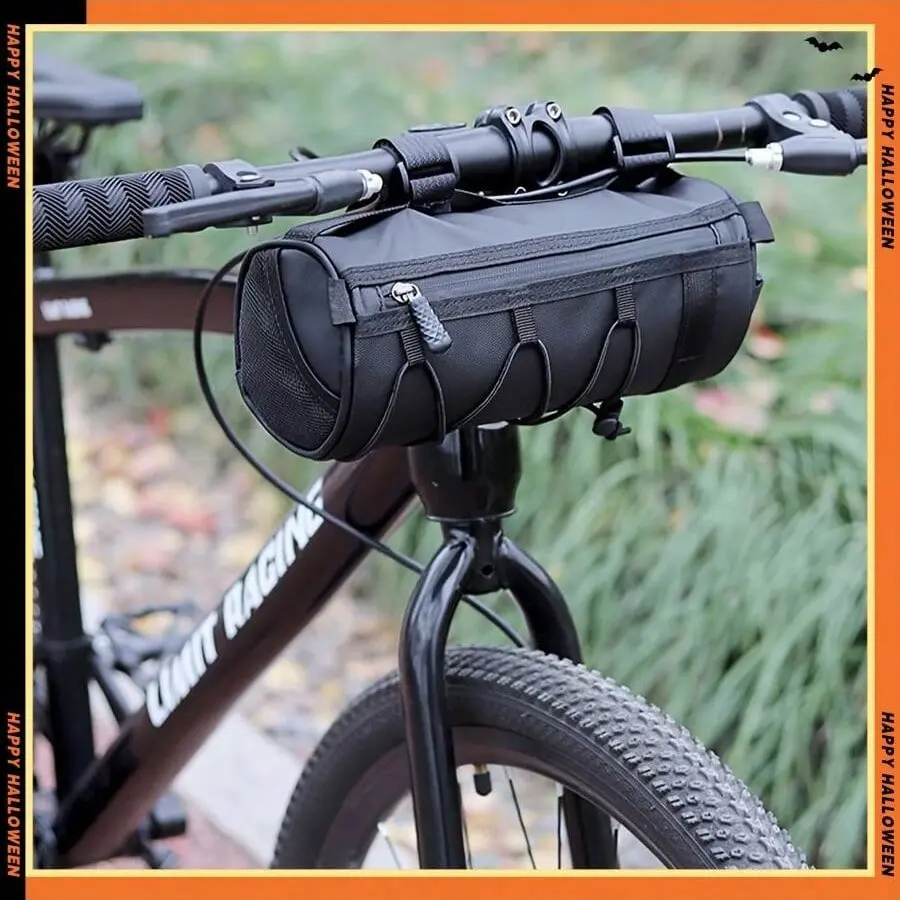 Mountain Bike Handlebar Bag Set, MTB Handlebar, Waterproof Phone Case & Saddle Cover, Bicycle Accessories, Cycling Accessories Kit for Outdoor Adventures