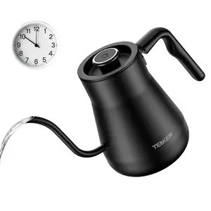 TENKER Gooseneck Electric Kettle 1200W with ±1℉ Temperature Control for Pour-Over Coffee & Tea Quick Heating Hot Water Boiler