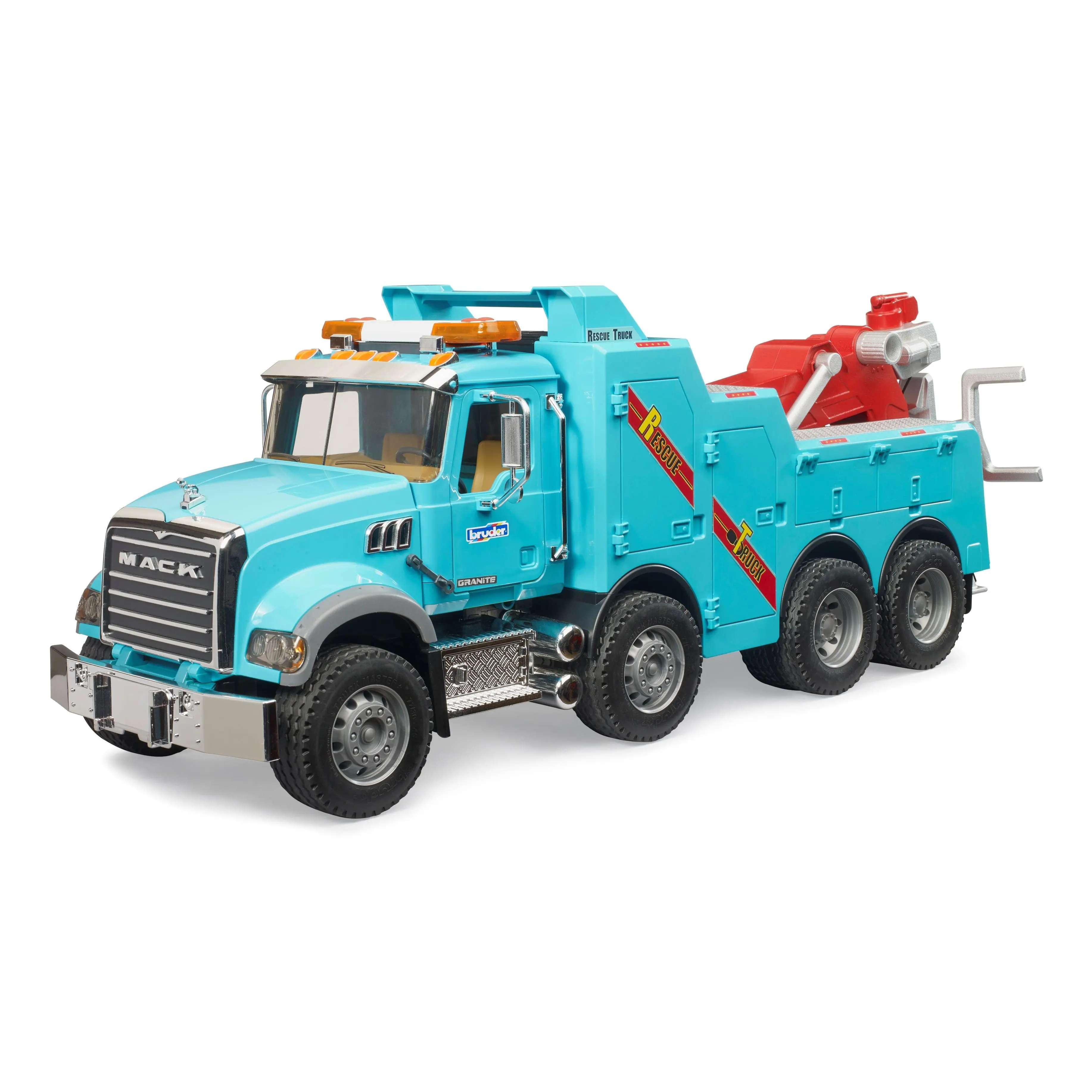 Bruder 02831 *New* Mack Granite Recovery and Towing Truck with Light and Sound Module 26.10.10