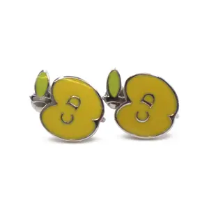 Pre-owned Dior Apple Clip on Earrings (CD2173)