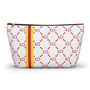 Chi Omega Print Makeup Bag