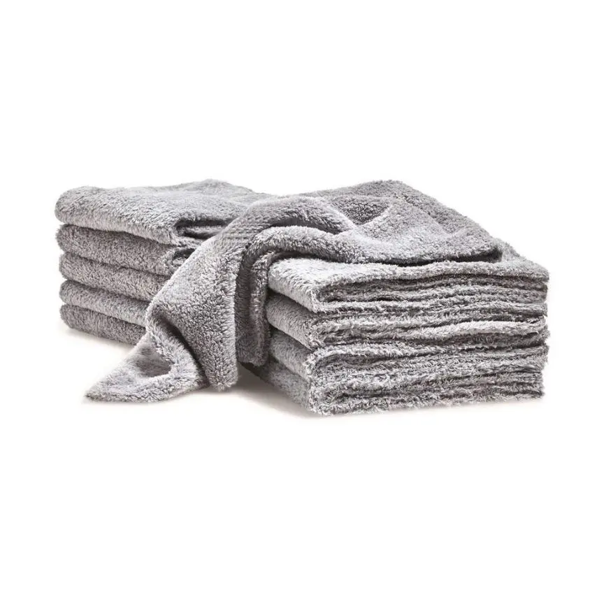 Premium Ultra Soft Microfiber Auto Detailing Towels 10-Pack of 16" X 16" Plush Towels