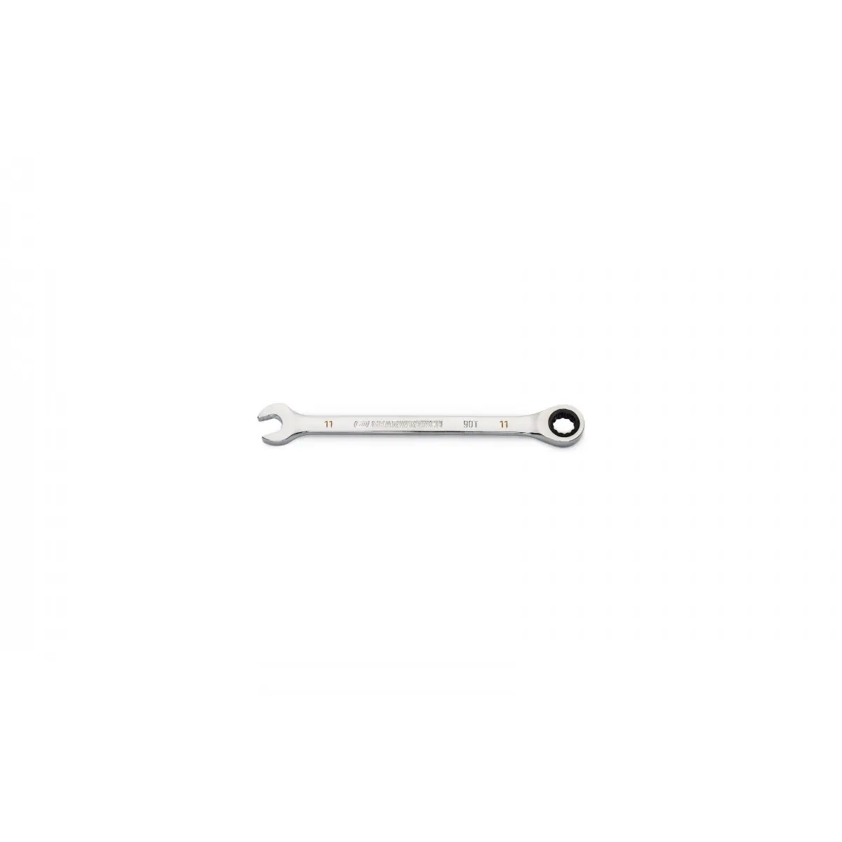Gearwrench KD86911 11mm Ratcheting Combo Wrench, Alloy Steel Construction, Chrome Finish, Ideal for Tight Spots