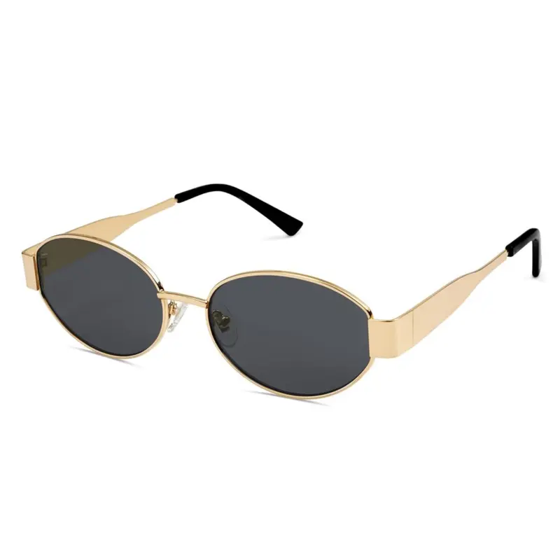Vintage Oval Frame Sunglasses, Trendy Casual Sunglasses for Everyday Use, Fashion Accessories for Outdoor Activities