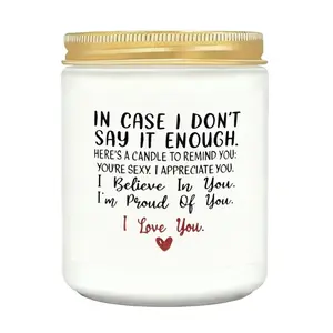 Christmas Anniversary Wedding Gifts for Women Men - Long Lasting Scented Vanilla Lavender Candle - Romantic Birthday Gifts for Him Her, Girlfriend Boyfriend Gift Ideas, Scented Candles