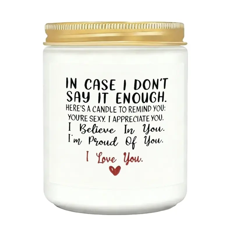 Christmas Anniversary Wedding Gifts for Women Men - Long Lasting Scented Vanilla Lavender Candle - Romantic Birthday Gifts for Him Her, Girlfriend Boyfriend Gift Ideas, Scented Candles, Floral Candle