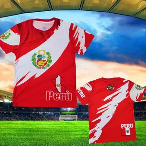 Peru Soccer Jersey - Peru Soccer Shirt - Football Peru Jersey Men/Women/Unisex